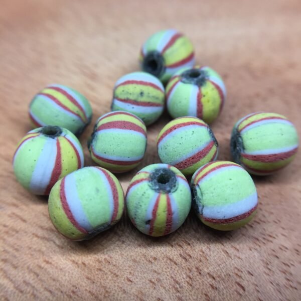 Antique Glass Trade Beads (Roman Pattern) | beadcode : CA-004