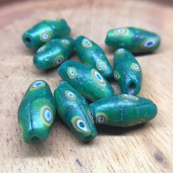 Antique Glass Trade Beads (Roman Pattern) | beadcode : CA-010