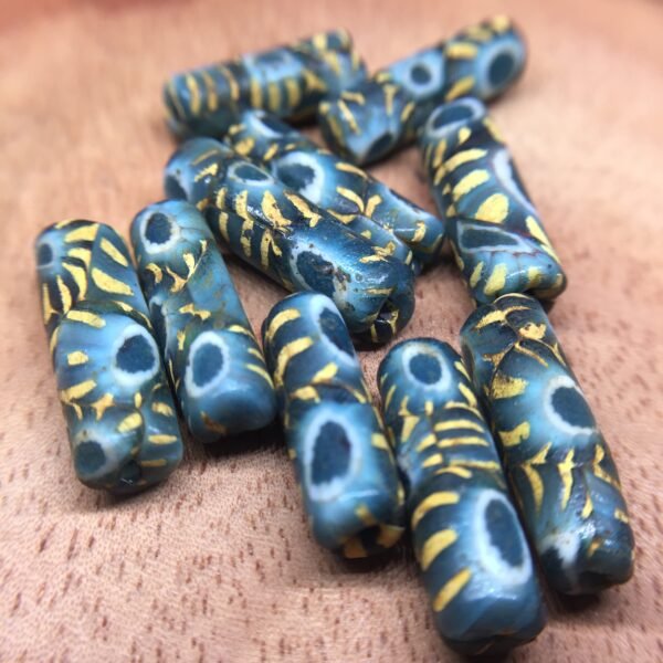 Antique Glass Trade Beads (Roman Pattern) | beadcode : CA-012