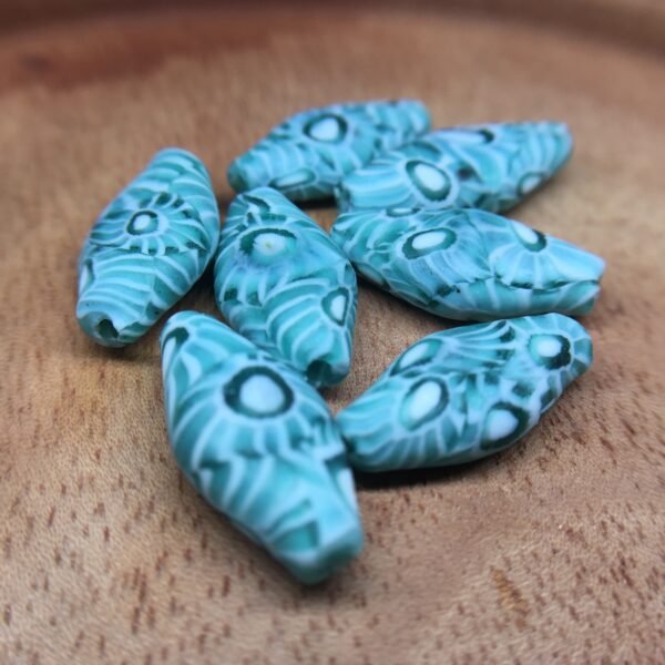 Antique Glass Trade Beads (Roman Pattern) | beadcode : CA-028