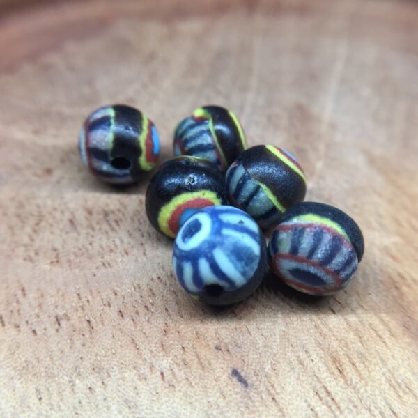 Antique Glass Trade Beads (Roman Pattern) | beadcode : CA-041 - Image 8